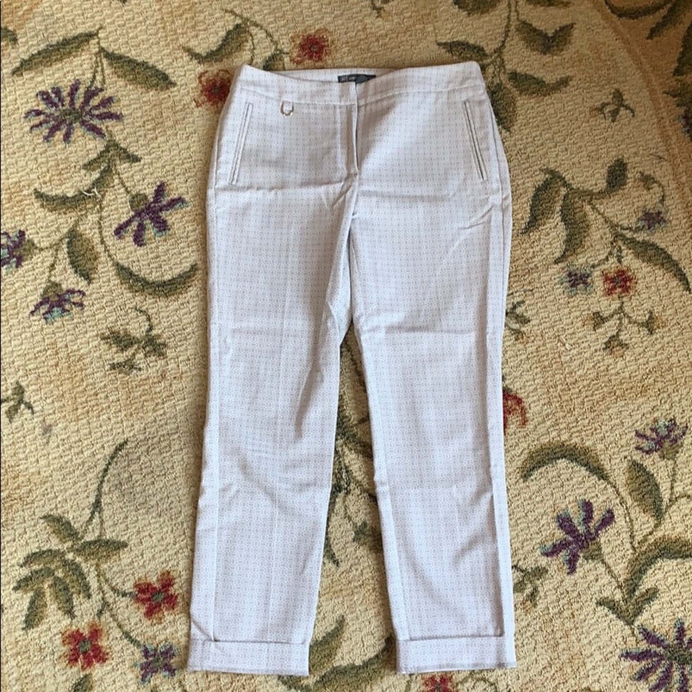 GREY PATTERN DRESS PANTS